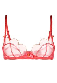 Agent Provocateur Lorna sheer scalloped bra - Arancione