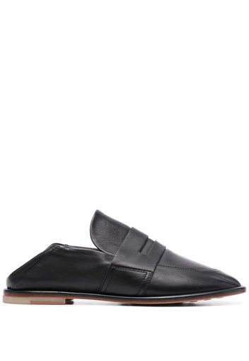 AGL folding heel loafers - Nero