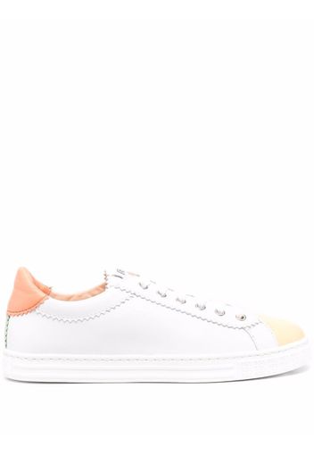 AGL Sade low-top leather sneakers - Bianco