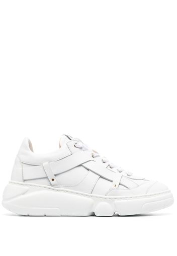 AGL Ruth leather sneakers - Bianco
