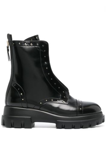 AGL Myrtha studded ankle boots - Nero