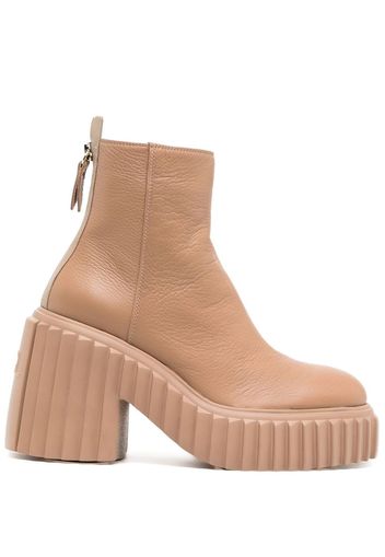 AGL Tiggy 90mm ankle boots - Toni neutri