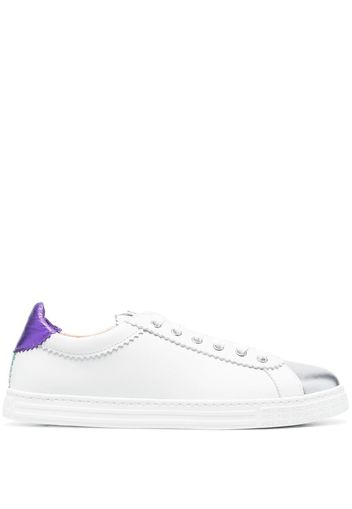 AGL panelled low-top sneakers - Bianco