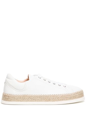 AGL rope-detail low-top sneakers - Bianco