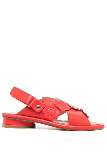 AGL Alison 35mm leather sandals - Rosso