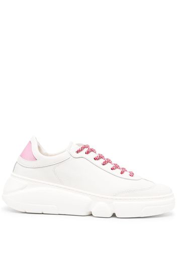 AGL Emilie low-top leather sneakers - Toni neutri