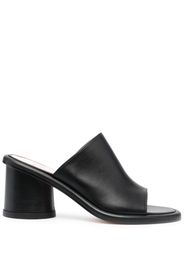 AGL slip-on leather mules - Nero