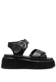 AGL Aurora platform sandals - Nero