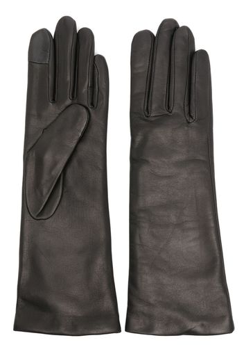 Agnelle Christina leather gloves - Nero