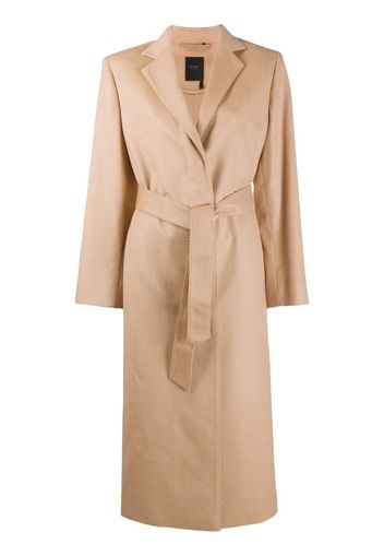 tie-waist trench coat