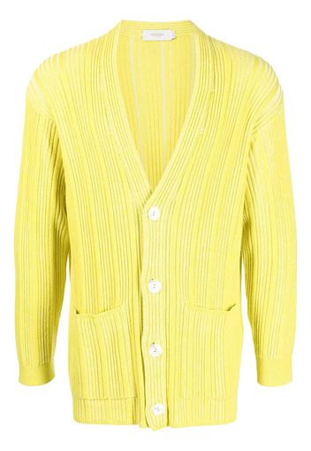 Agnona Cardigan con scollo a V - Giallo