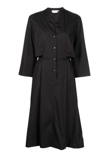 Agnona three-quarter midi shirt dress - Nero