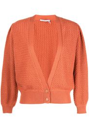 Agnona Cardigan con scollo a V - Arancione