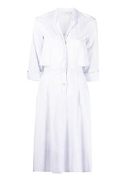 Agnona three-quarter midi shirt dress - Viola