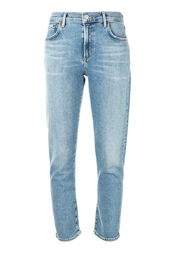 AGOLDE Jeans skinny crop - Blu