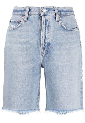 AGOLDE high-rise knee-length jeans - Blu