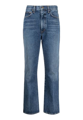 AGOLDE Kick high-waisted jeans - Blu