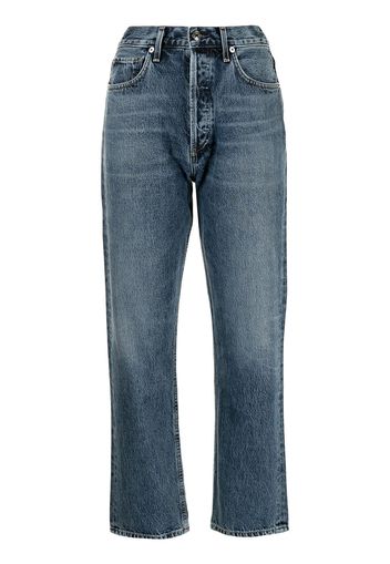 AGOLDE mid-rise straight-leg denim jeans - Blu