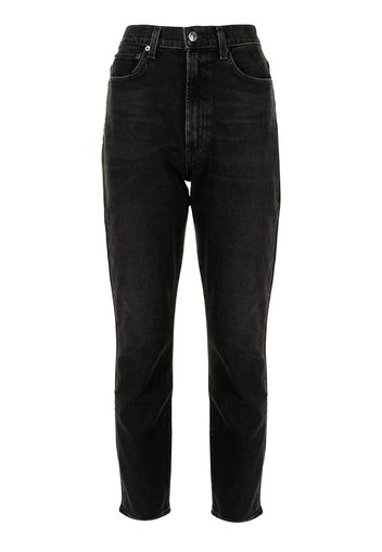 AGOLDE Jeans slim a vita alta - Nero