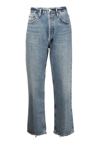 AGOLDE Lana cropped straight-leg jeans - Blu