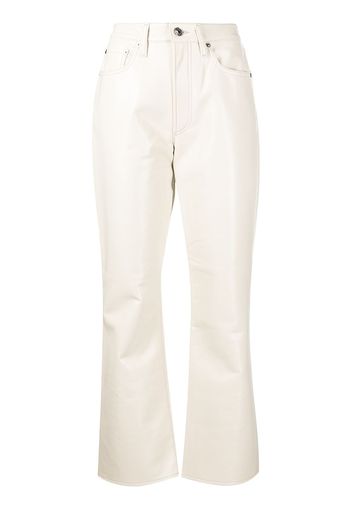 AGOLDE high-waisted flared trousers - Toni neutri