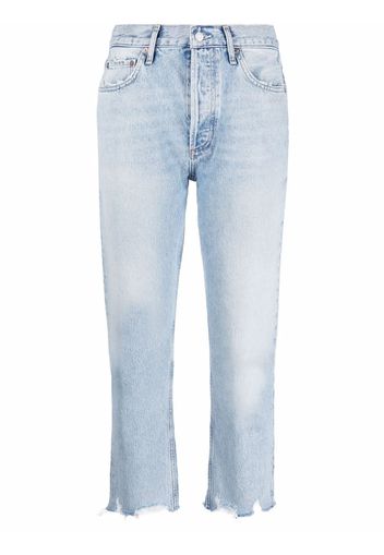 AGOLDE Riley cropped jeans - Blu