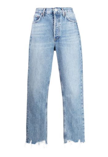 AGOLDE Jeans crop Riley - Blu