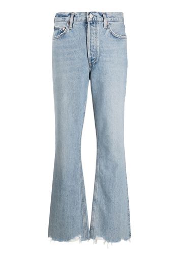 AGOLDE mid-rise bootcut jeans - Blu