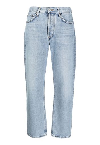 AGOLDE Jeans dritti con vita media - Blu