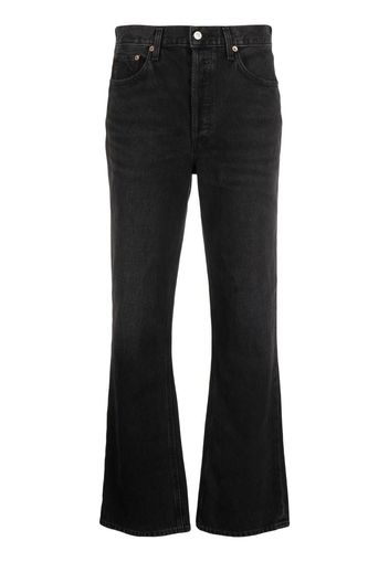 AGOLDE mid-rise straight-leg jeans - Nero