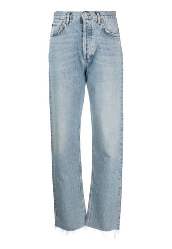 AGOLDE high-rise boyfriend jeans - Blu