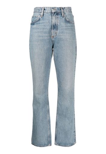 AGOLDE Jeans svasati a vita alta - Blu