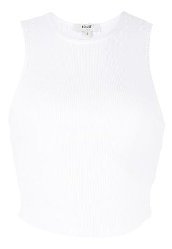 AGOLDE sleeveless tank top - Bianco