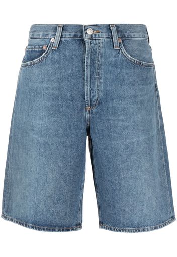AGOLDE low-rise denim shorts - Blu