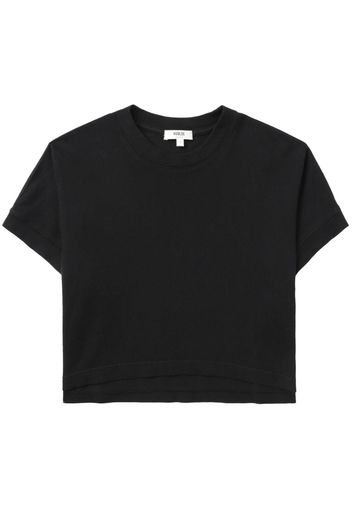 AGOLDE cropped cotton T-shirt - Nero