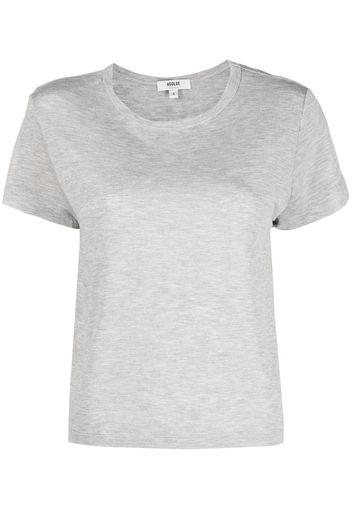 AGOLDE Adine Shrunken cropped T-shirt - Grigio