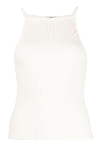 AGOLDE square-neck ribbed-knit top - Bianco