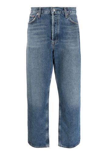 AGOLDE mid-rise straigth-leg jeans - Blu