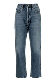 AGOLDE mid-rise straight-leg denim jeans - Blu