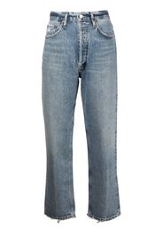 AGOLDE Lana cropped straight-leg jeans - Blu
