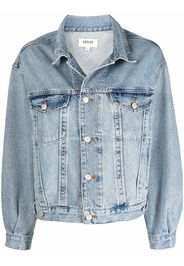 AGOLDE washed-effect denim jacket - Blu