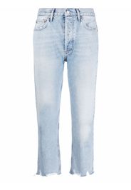 AGOLDE Riley cropped jeans - Blu