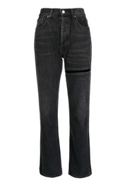 AGOLDE mid-rise straight-leg jeans - Nero