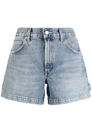 AGOLDE Magda denim short shorts - Blu