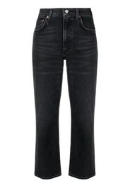 AGOLDE low-rise cropped jeans - Grigio