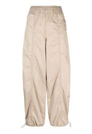 AGOLDE Dakota drawstring-ankle trousers - Toni neutri