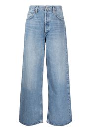 AGOLDE high-rise straight-leg jeans - Blu