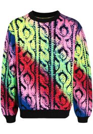 AGR cable-knit merino sweater - Multicolore