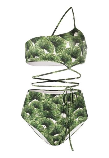 Agua By Agua Bendita Azucena graphic-print bikini - Verde