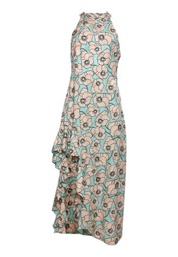 Agua By Agua Bendita Gerbera floral-print dress - Blu